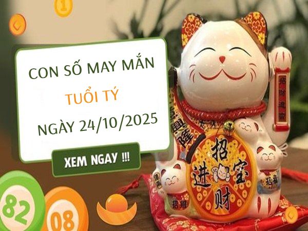 Giải mã con số may mắn tuổi Tý ngày 24/10/2025